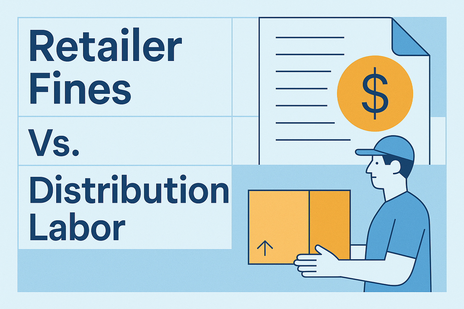 Retailer Fines Vs. Distribution Labor