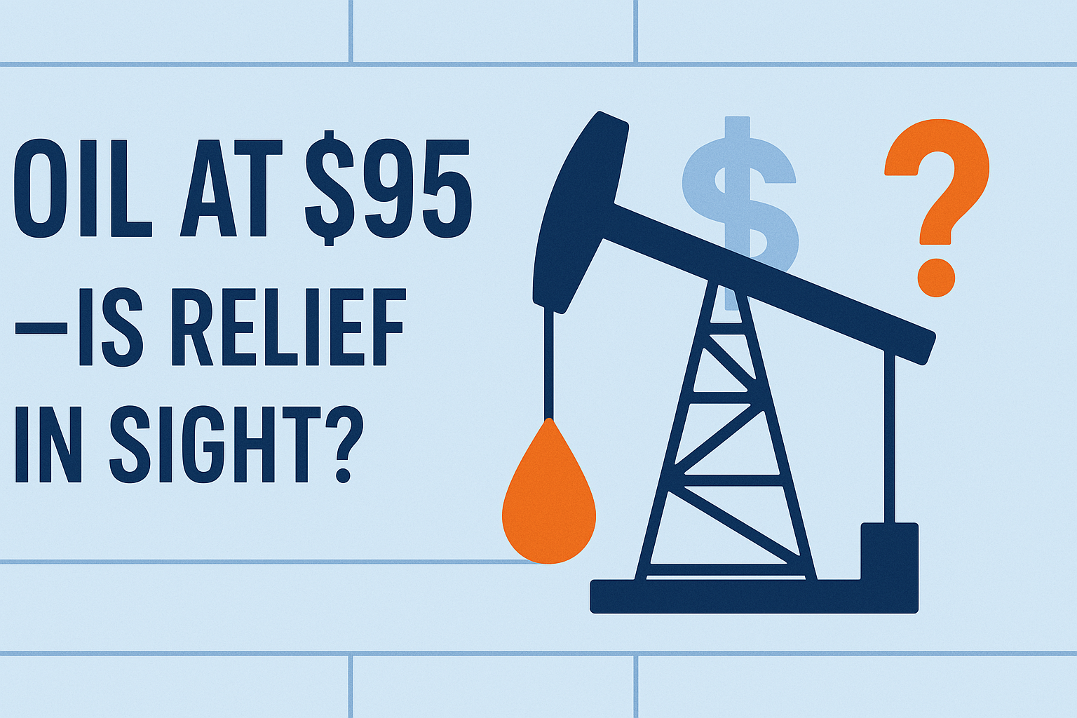 Oil At $95 — Is Relief In Sight?