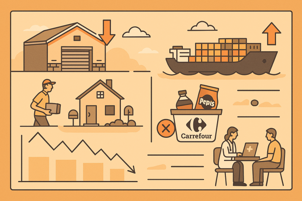 Things are changing: Slowing: Warehouse vacancy rates — now 5.7% —double what it was in 2002 and up from 2019 (4.6%) Package delivery employment was down in December (yes, December). Costing more: 40-foot container spot rates Shanghai-to-Rotterdam week ending Jan. 4, up 115% to $3577 — probably an impact of Houthis. Retailers are pushing back against price increases: Carrefour, one of the world’s largest grocers, is punishing Pepsi for raising prices by discontinuing some popular items like Pepsi and Doritos. A new approach to distributing drugs: Eli Lilly is offering weight loss drugs by mail order while connecting people with an independent telehealth company that prescribes obesity medications. Buckle up — it will be an interesting year that warrants concern.