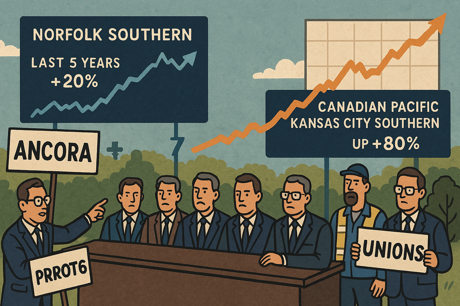 Activist investor Ancora Holdings is trying to put seven directors on the Norfolk Southern (NS) board, claiming that NS has significantly and consistently underperformed its peers. Ancora has been joined by three unions and GlassLewis, a proxy advisory firm that tells significant funds how to vote in board elections. It looks like the market may be working. The stock price of Norfolk Southern over the last five years is up ~20% PastedGraphic-1 (31) The stock price of Canadian Pacific Kansas City Southern over the last five years is up ~80% PastedGraphic-2 (13)-1 Join us at the Theatre Session at the Gartner Symposium on May 6th, 2024.