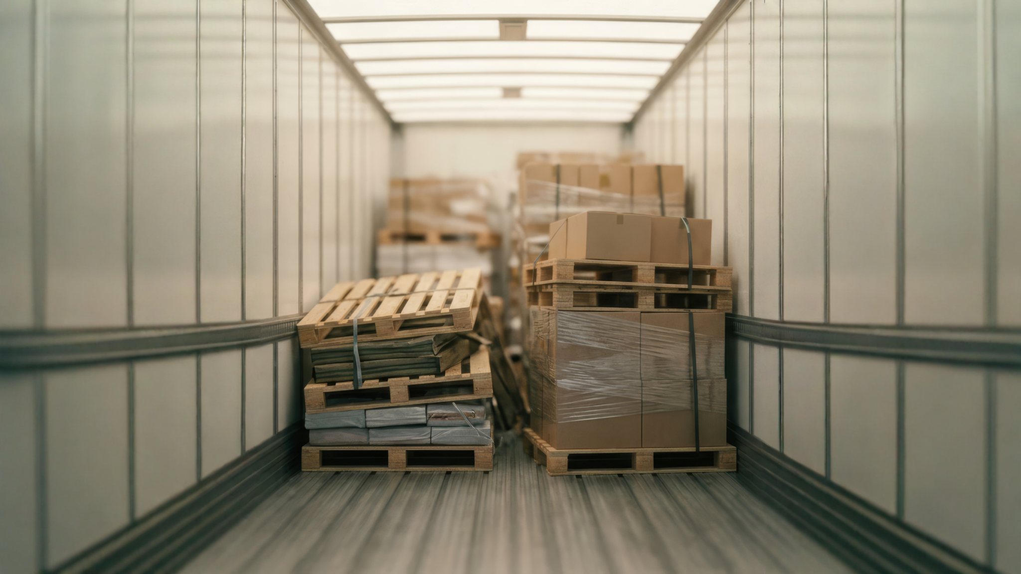 Suboptimal truckload without load building software — underutilized trailer space, manual axle compliance, no load optimization